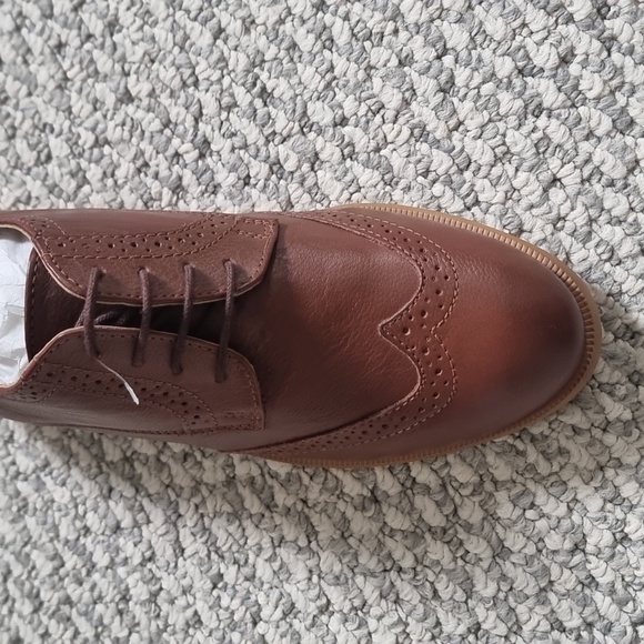 Dune London Brown Leather Oxfords US8/EU39/UK6 - Picture 5 of 7